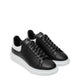 Alexander Mcqueen Black White Calfskin Sneakers