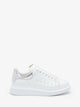 Alexander Mcqueen Oversize Sneakers White/Silver Croc