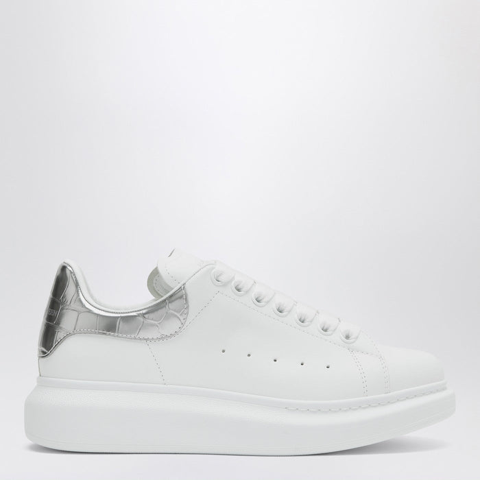 Alexander Mcqueen Oversize Sneakers White/Silver Croc