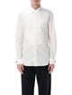 Xacus Xacus White Plastron Formal Shirt