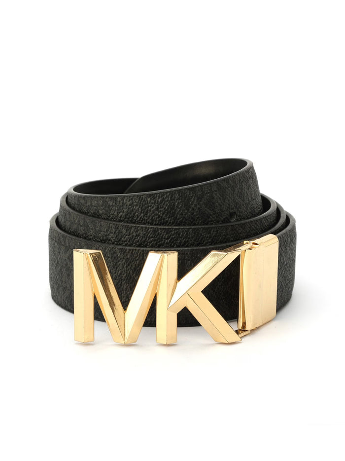 Michael Kors Mk Buckle Reversible Monogram Belt