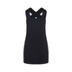 Khaite Black Mella Acetate Mini Dress
