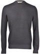 Gran Sasso Blue Wool Viscose Cashmere Crewneck
