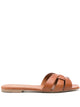 Saint Laurent Brown Tribute Sandals