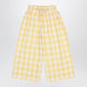 Búho Cotton Blend Trousers With Check Pattern