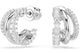 Swarovski Silver Brass Crystal Earrings