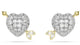 Swarovski Silver Brass Crystal Earrings