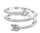 Swarovski Silver Brass Crystal Rings