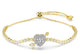 Swarovski Gold Brass Crystal Bracelets