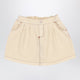 Búho Sand-Colored Cotton Blend Skirt
