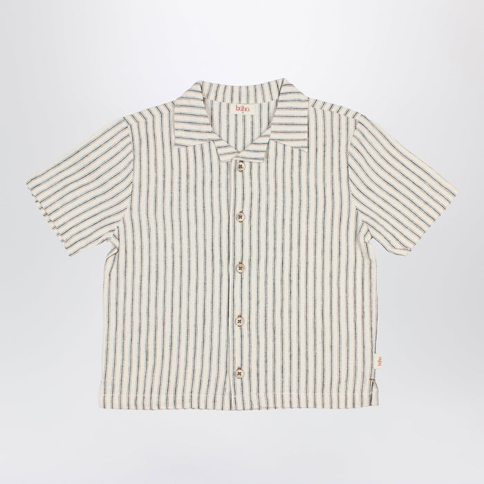 Búho Striped Linen Blend Shirt