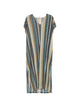 Siyu Zoe Striped Kaftan Dress