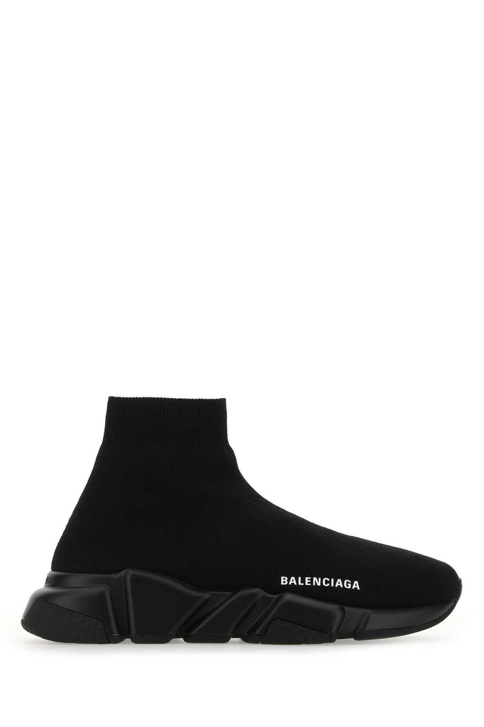 Balenciaga Black Slip On Rubber Sole Shoes