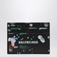 Balenciaga Cash Leather Card Holder With Painter’s Print