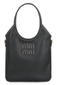 Miu Miu Black Leather Shopping Bag