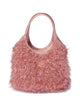 Miu Miu Embellished Fabric Handbag