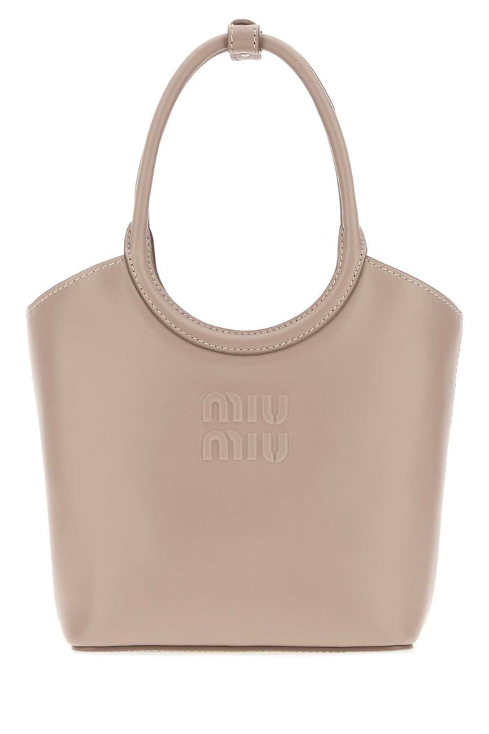 Miu Miu Dove Grey Leather Ivy Handbag