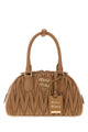 Miu Miu Camel Nappa Leather Arcadie Handbag