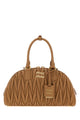 Miu Miu Camel Nappa Leather Arcadie Handbag
