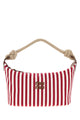 Miu Miu Embroidered Canvas Shopping Bag