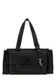 Miu Miu Black Nappa Leather Utilitaire Shopping Bag