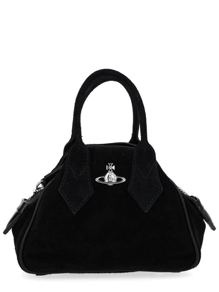 Vivienne Westwood Black Calf Leather Handbag