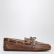 Miu Miu Distressed Boat Shoes