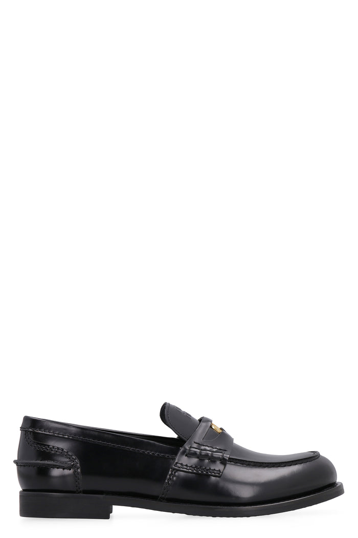 Miu Miu Leather Loafers