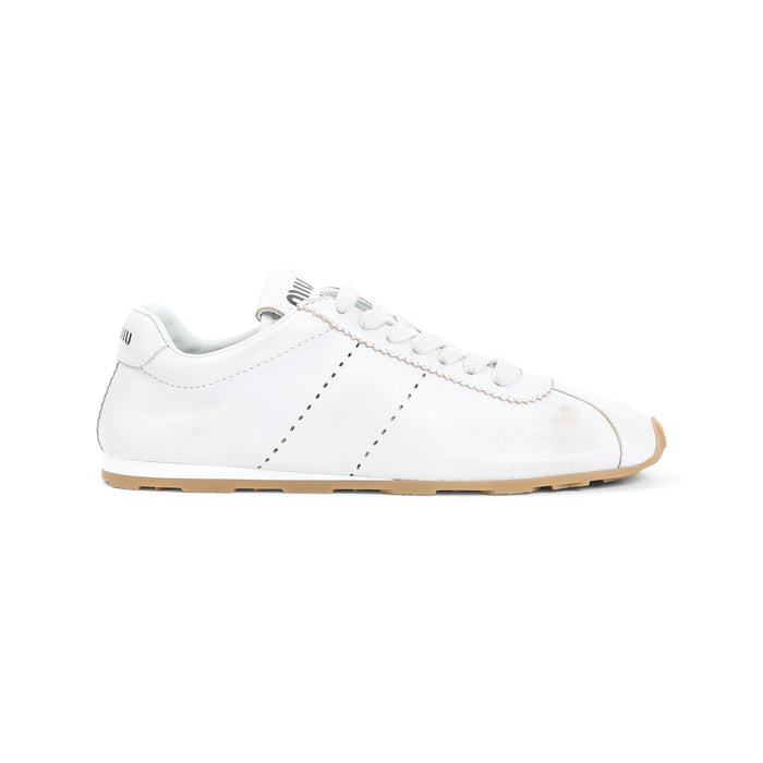 Miu Miu Leather Sneakers