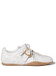 Miu Miu Gymnasium Leather Sneakers With Strap And Buckle
