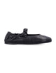 Miu Miu Miu Miu Ruches Nappa Leather Ballerinas