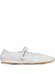 Miu Miu Aged Effect Suede Plume Ballerinas