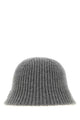 Miu Miu Grey Wool Blend Bucket Hat