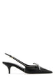 Miu Miu Black Leather Nappa Leather Pumps