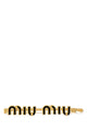 Miu Miu Gold Metal Hair Clip