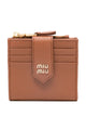 Miu Miu Small Leather Wallet With Coin Case