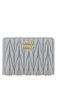 Miu Miu Pastel Blue Leather Wallet