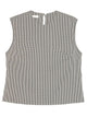 Incotex Edith Gingham-Pattern Sleeveless Top