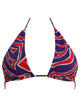 Emilio Pucci Triangle Bikini Top With Stamba Labirinto