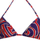 Emilio Pucci Labirinto Print Triangle Bikini Top