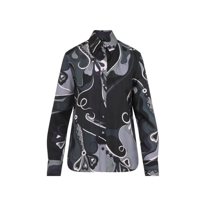 Emilio Pucci Orchid Print Shirt
