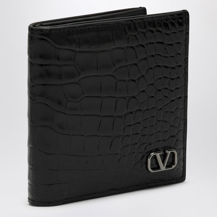 Valentino Garavani Signature Vlogo Wallet Black
