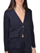 Gran Sasso Blue Cotton Elastane Jacket
