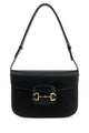 Gucci Black Leather 1955 Horsebit Shoulder Bag