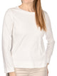 Gran Sasso White Cotton Marinara Sweater