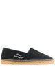Saint Laurent Black Canvas Espadrilles