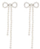 Self-Portrait Pearl Copper Elegant Earrings