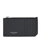 Saint Laurent Pebbled Leather Card Holder