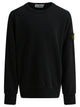 Stone Island Kids Black Cotton Sweatshirt