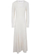 D.exterior Lace Soft Long Sleeves Dress